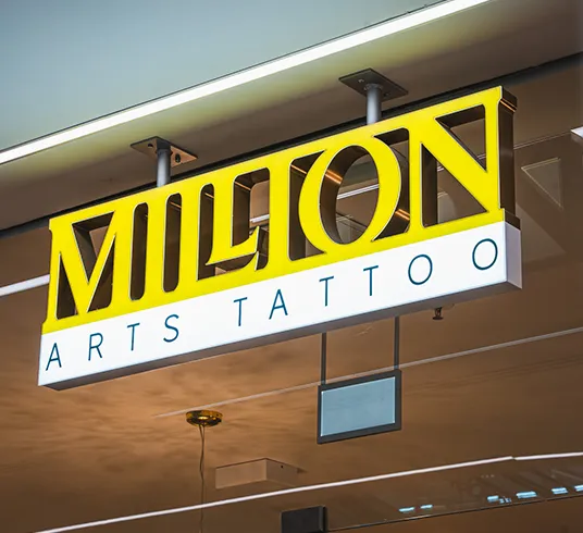 Hygiene und Materialien bei Million Arts Tattoo